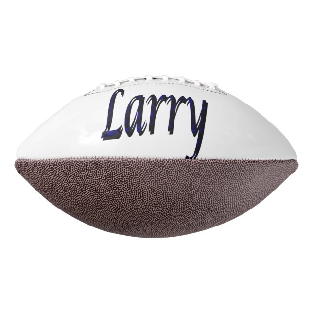 Blue Larry Name, Football (Rotated 270)