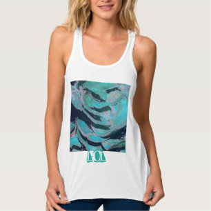 Blue Laughing Mask Singlet