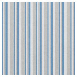 Blue, Lavender, and Grey Striped/Lined Pattern Fabric