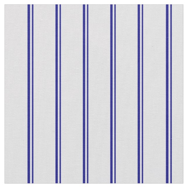 Blue & Lavender Coloured Lined Pattern Fabric (Close Up)