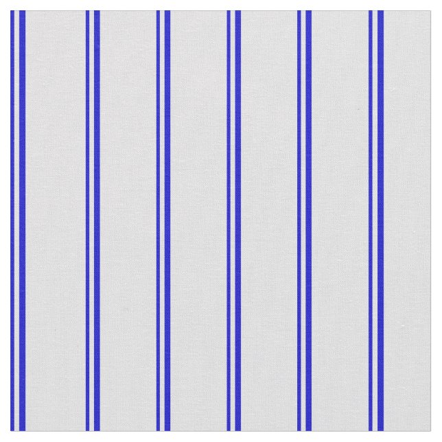 Blue & Lavender Coloured Stripes Fabric (Close Up)