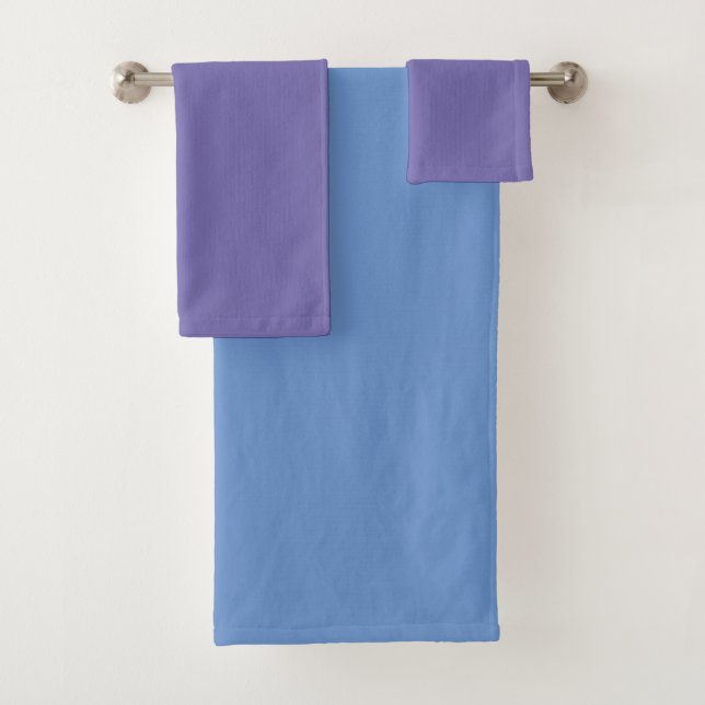 Blue Lavender Combo  Bath Towel Set (Insitu)