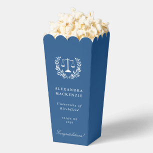 Blue Law Scales + Laurel Wreath Graduation Favour Box