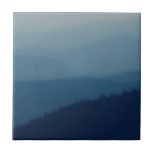 Blue Layers Tile