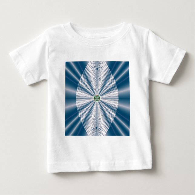 Blue Leaf Baby T-Shirt (Front)