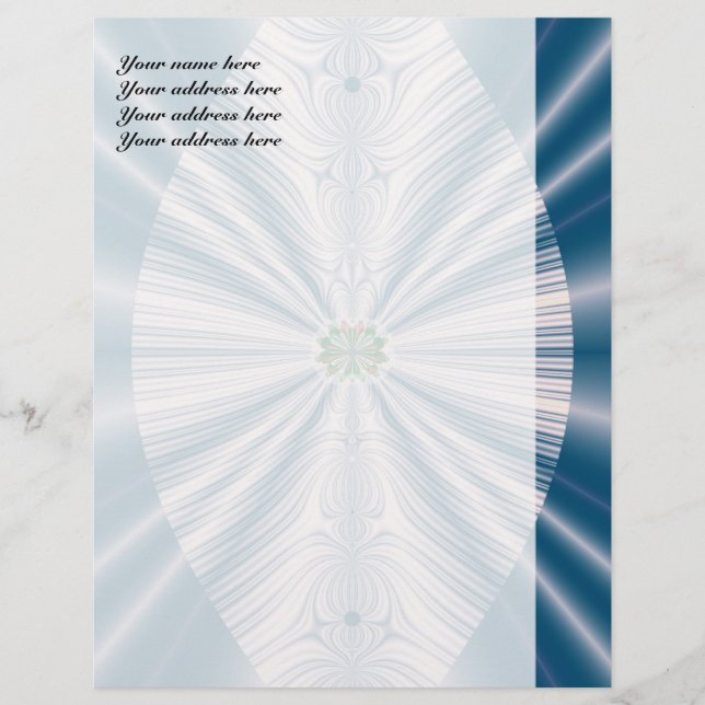 Blue Leaf Customised Letterhead (Front)