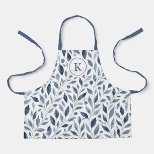 Blue Leaf Personalised Apron