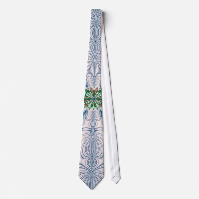 Blue Leaf Tie (Front)
