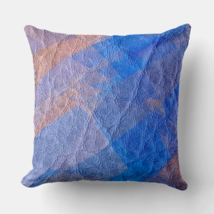 Blue Leather #2 Cushion