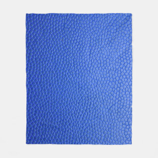 Blue leather skin texture skin fleece blanket