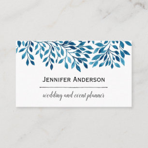 Blue Leaves Business Card