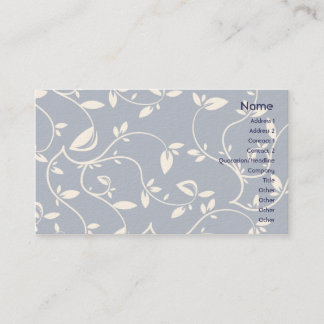 Blue Leaves - Business Card