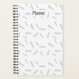 Blue Leaves Watercolor Planner
