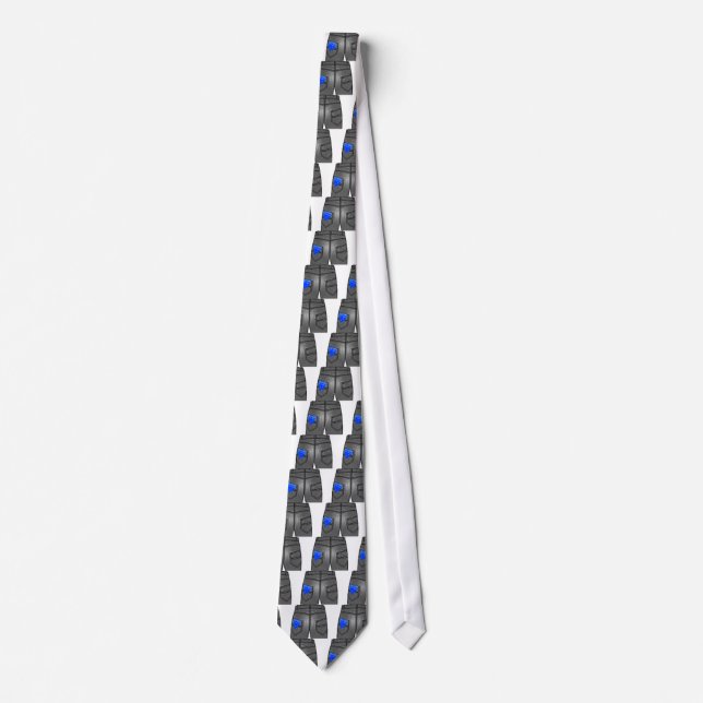 Blue Left Hanky Tie (Front)