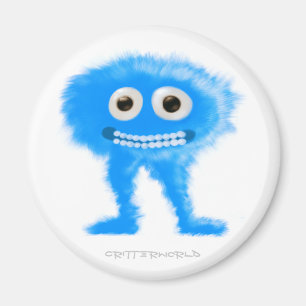Blue Leggy Critter Magnet