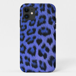 Blue Leopard Print iPhone 5 Case (high res.)