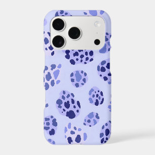 Blue Leopard Print iPhone Case Coquette