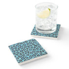 blue leopard print pattern - wild fun punk rock
