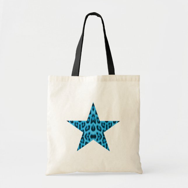 Blue Leopard Star Bag (Front)