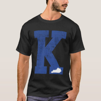 Blue Letter K Kentucky T-Shirt