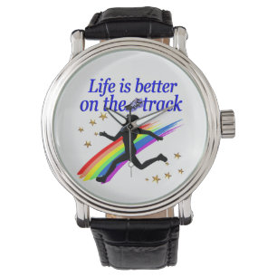 BLUE LIFE IS BETTER ON THE TRACK DESIGN WATCH