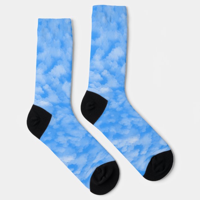 Blue & light blue socks (Right)