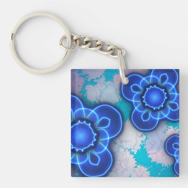 Blue light key ring (Front)