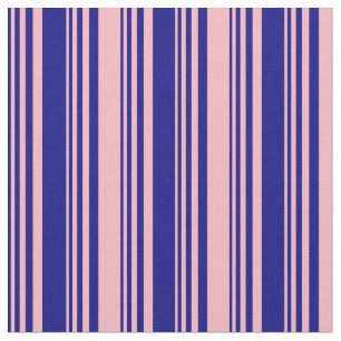 Blue & Light Pink Pattern Fabric