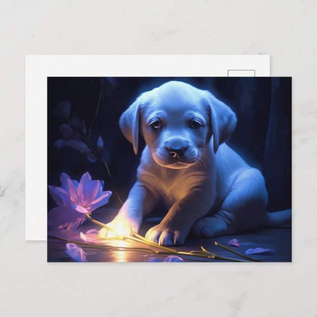 Blue Light Postcard (Front/Back)