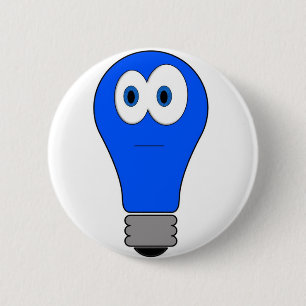 Blue Light Special 6 Cm Round Badge