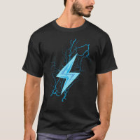 blue Lightening bolt god of thunder themed gift