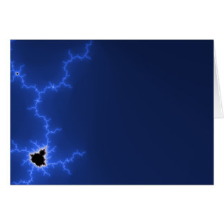 Blue lightning fractal