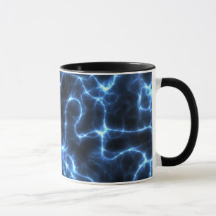 Blue Lightning Mug
