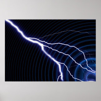 Blue Lightning Poster