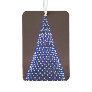 Blue lights Christmas tree Car Air Freshener