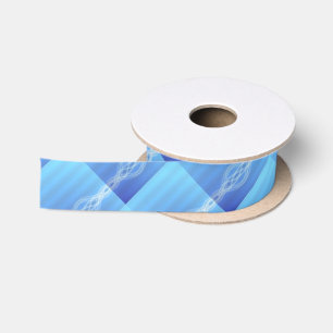 Blue Lights Satin Ribbon