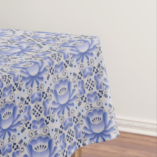 Blue Lilly Tablecloth