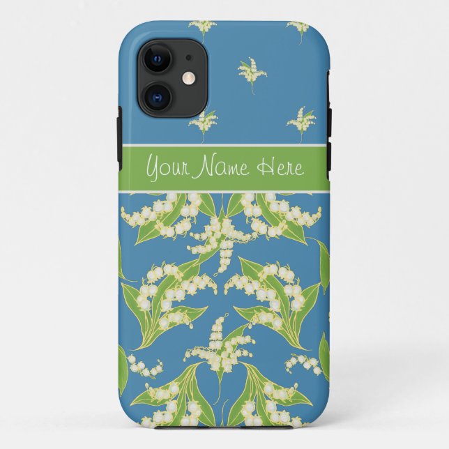 Blue Lily-of-the-Vally iPhone 5/5s Xtreme Case (Back)