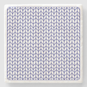 BLUE LINE KNIT Marble Stone Coaster