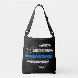 Blue Line Love Crossbody Bag