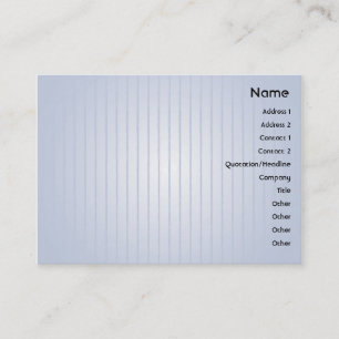 Blue Lines - Chubby Business Card
