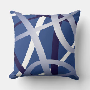 BLUE LINES DESIGN Retro Throw Pillow