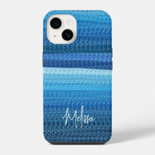 Blue lines iPhone 14 case