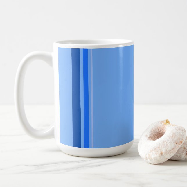Blue Lines Mug (With Donut)