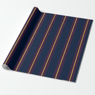 Blue Lines Wrapping Paper