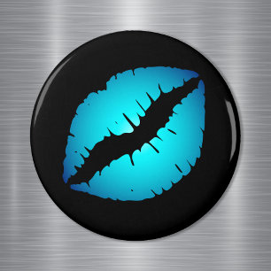 Blue Lips Magnet