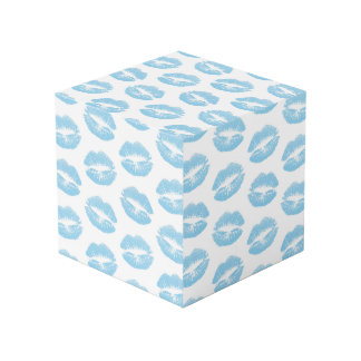 Blue Lips, Pattern Of Lips, Blue Lipstick, Kiss Cube