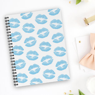 Blue Lips, Pattern Of Lips, Blue Lipstick, Kiss Planner