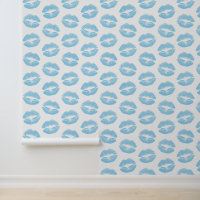 Blue Lips, Pattern Of Lips, Blue Lipstick, Kiss
