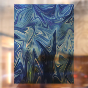 Blue liquid abstract pattern